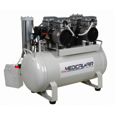 Eluan EYK65 - безмасляный компрессор для 2-х стоматологических установок, с осушителем, с ресивером 65 л, 150 л/мин