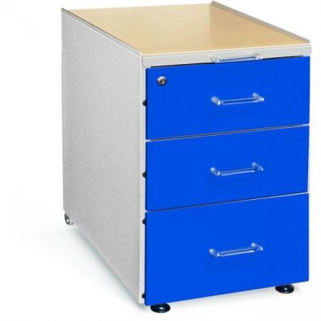 Аверон ТУМБА 1.1 М - мобильная тумба в металлическом исполнении для организации хранения инструментов, материалов