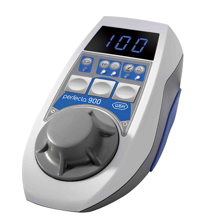 W&H Perfecta 900 LA-923 K – Аппарат для зуботехнической лаборатории с коленным управлением, внешняя подача жидкости, наконечник